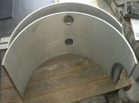 TEROプレートの製品例「山の法面にモルタルを吹き付けるタンクの中に内張り」