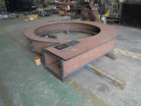 ハルドックスの製品「ブロアケーシング(HARDOX500」